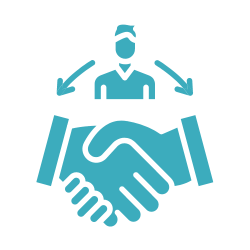 Mediation and conflict resolution icon - GF People Services